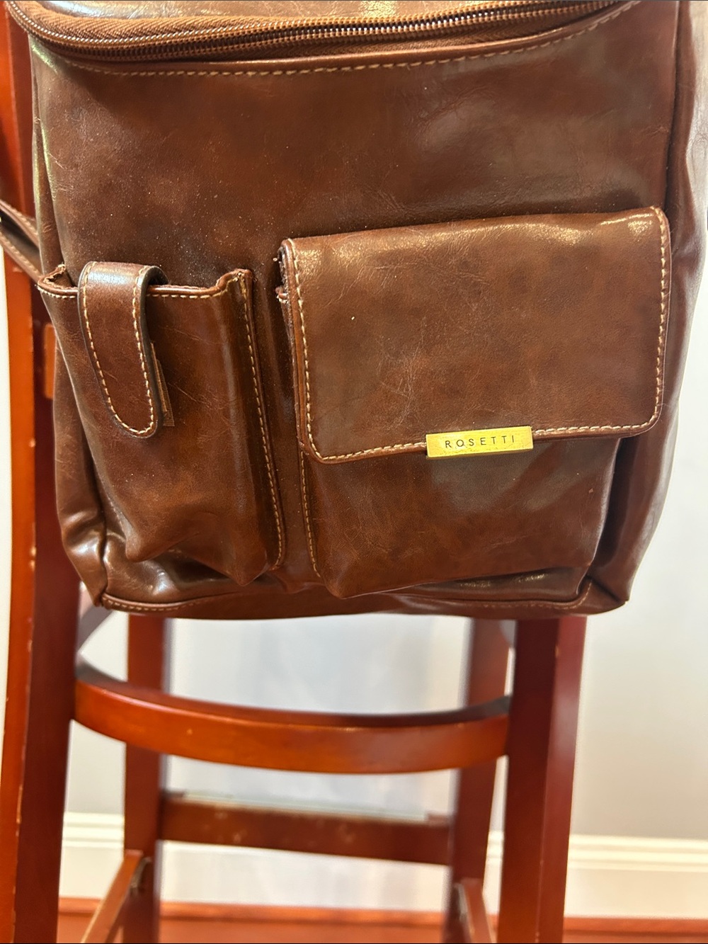 Rosetti Brown Daypack Backpack - Picture 3 of 10